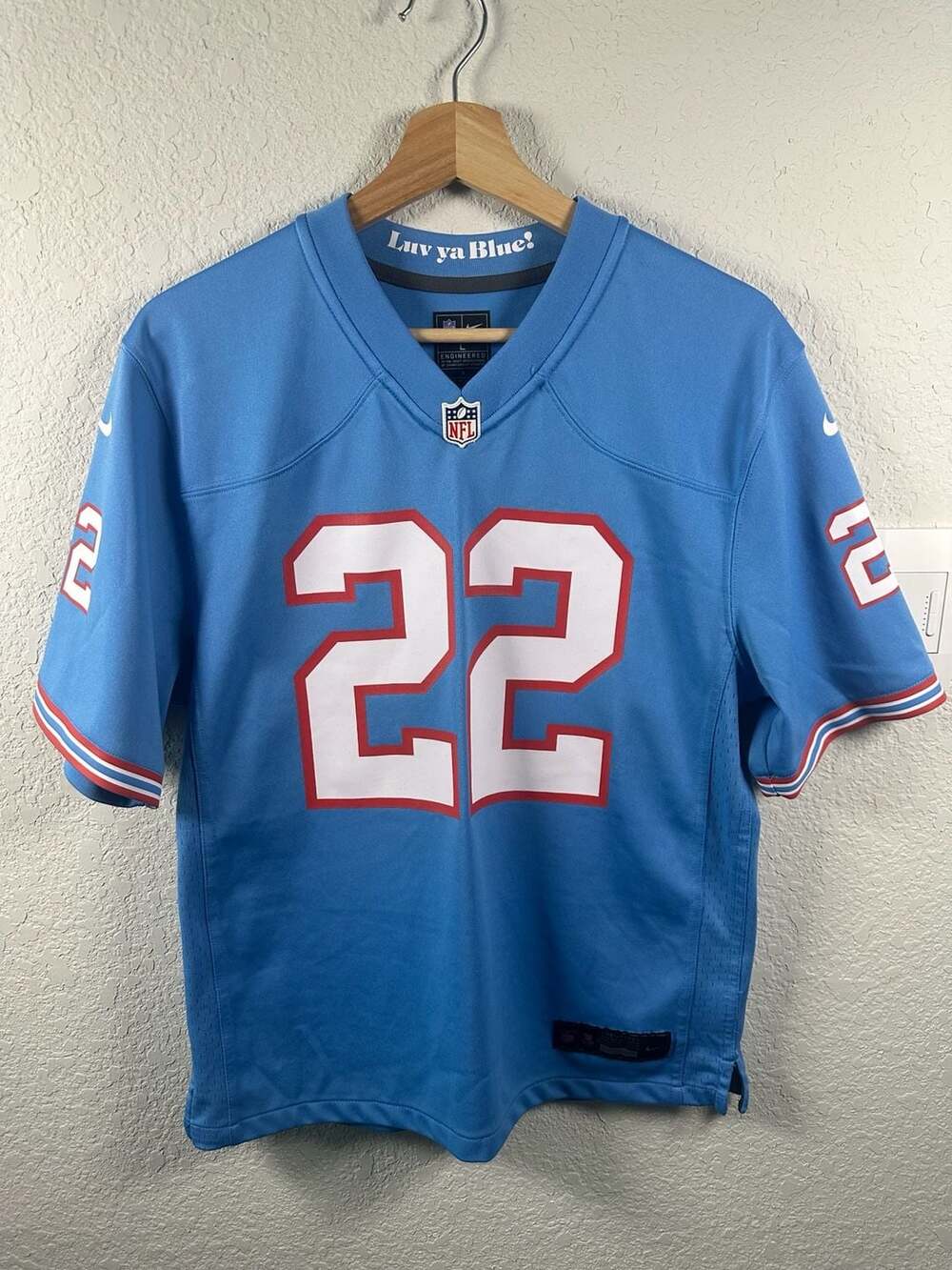 Youth Nike Tennessee Titans Derrick Henry Jersey Size L Oilers